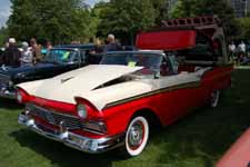 Iconic 1957 Ford Fairlane 500 Retractable Hardtop Painted Flame Red (M0640)